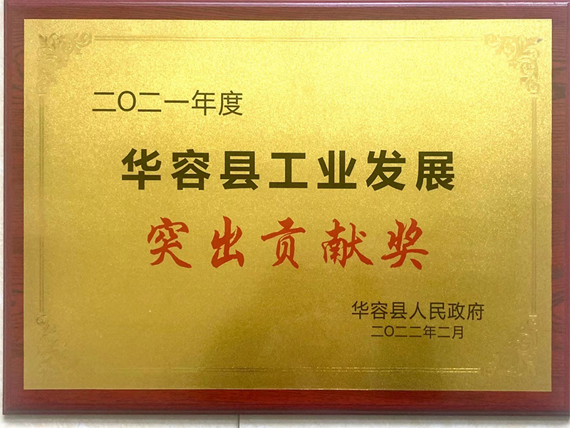 2022年華容縣工業(yè)發(fā)展突出貢獻(xiàn)獎(jiǎng)